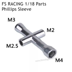 FS RACING 1/16 Scale Parts Phillips Sleeve