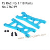 FS RACING 1/18 Scale Upgrade Parts Front and Rear Swing Arm Blue 736019, FS RACING RC Car Parts