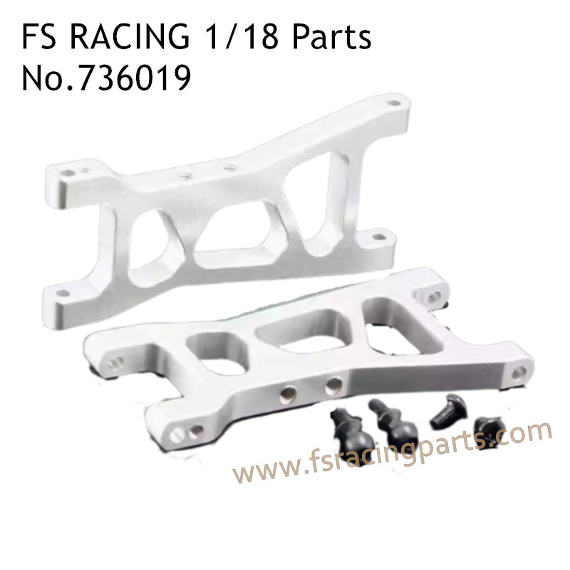 FS RACING 1/18 Scale Upgrade Parts Front and Rear Swing Arm  Silver 736019, FS RACING RC Car Parts