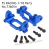 FS RACING 1/18 Scale Upgrade Parts Steering C-Mount 736054 Deep Blue, FS RACING RC Car Parts