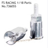 FS RACING 1/18 Scale Upgrade Parts Catch Cup Silver 736055, FS RACING RC Car Parts