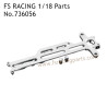 FS RACING 1/18 Scale Upgrade Parts The Second Floor Silver 736056, FS RACING RC Car Parts