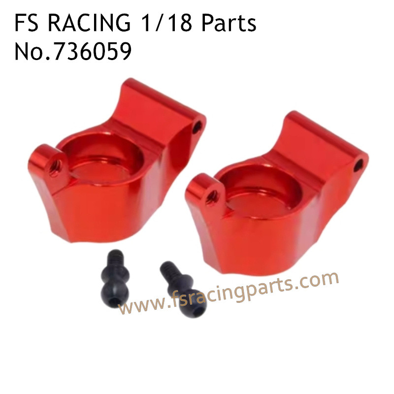 FS RACING 1/18 Scale Upgrade Parts Rear Axle Cup Red 736059, FS RACING RC Car Parts