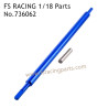 FS RACING 1/18 Scale Upgrade Parts Central Drive Shafts Deep Blue 736062, FS RACING RC Car Parts