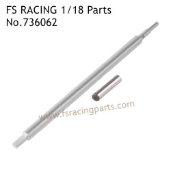 FS RACING 1/18 Scale Upgrade Parts Central Drive Shafts Silver 736062, FS RACING RC Car Parts