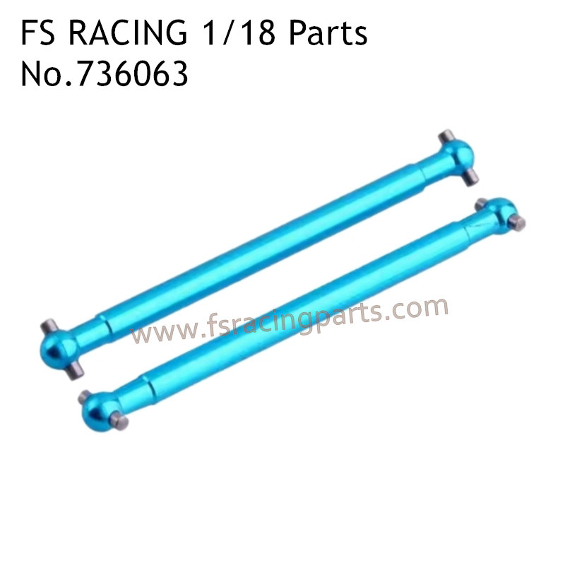 FS RACING 1/18 Scale Upgrade Parts CVD Drive Shaft Blue 736062, FS RACING RC Car Parts