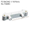 FS RACING 1/18 Scale High Speed Racing Upgrade Car Parts Rear Swing Arm Clip Silver 736083