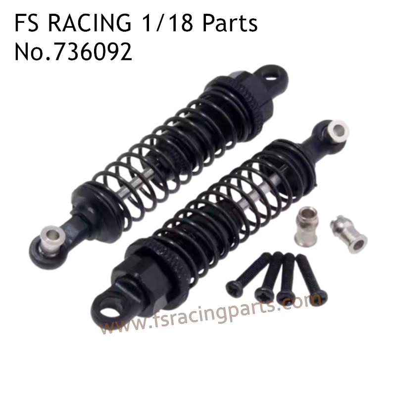 FS RACING 1/18 Scale High Speed Racing Upgrade Car Parts Shock Absorber Black 736092