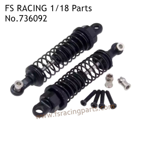 FS RACING 1/18 Scale High Speed Racing Upgrade Car Parts Shock Absorber Black 736092