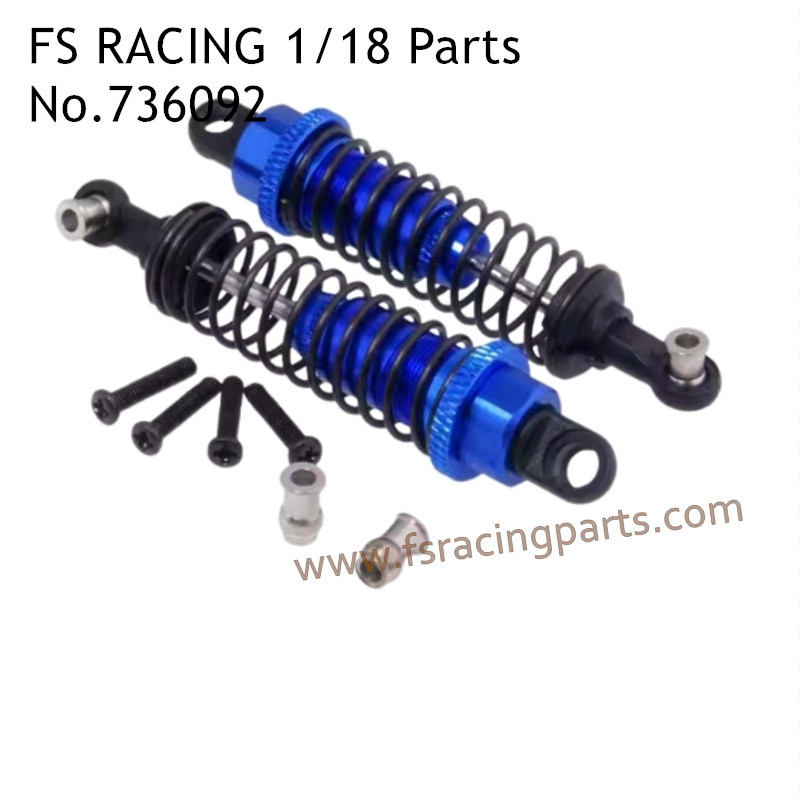 FS RACING 1/18 Scale High Speed Racing Upgrade Car Parts Shock Absorber Deep Blue 736092