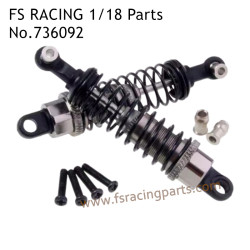 FS RACING 1/18 Scale High Speed Racing Upgrade Car Parts Shock Absorber Gray 736092