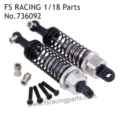 FS RACING 1/18 Scale High Speed Racing Upgrade Car Parts Shock Absorber White 736092