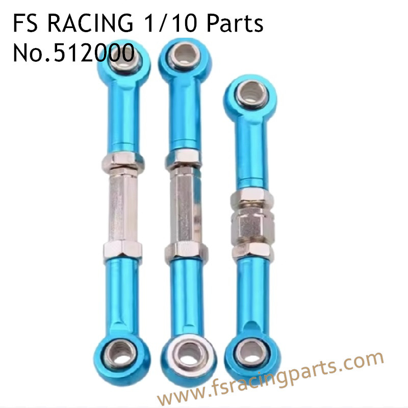 FS RACING 1/10 Scale High Speed Racing Car Upgrade Parts Steering Tie Rods Blue, FS RACING 512000