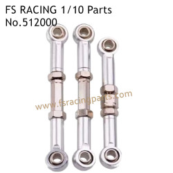 FS RACING 1/10 Scale High Speed Racing Car Upgrade Parts Steering Tie Rods Silver, FS RACING 512000