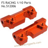 FS RACING 1/10 Scale High Speed Racing Car Upgrade Parts Swing Arm Mount Orange, FS RACING 512006