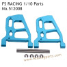 FS RACING 1/10 Scale High Speed Racing Car Upgrade Parts Front Lower Arm Blue, FS RACING 512008