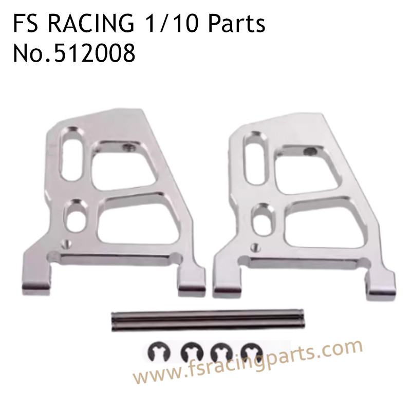 FS RACING 1/10 Scale High Speed Racing Car Upgrade Parts Front Lower Arm Silver, FS RACING 512008