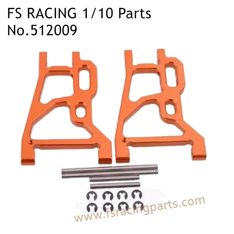 FS RACING 1/10 Scale High Speed Racing Car Upgrade Parts Lower Rear Arms Orange, FS RACING 512009