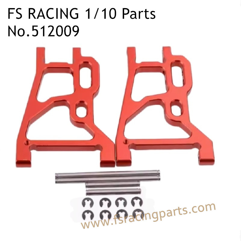 FS RACING 1/10 Scale High Speed Racing Car Upgrade Parts Lower Rear Arms Red, FS RACING 512009