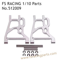 FS RACING 1/10 Scale High Speed Racing Car Upgrade Parts Lower Rear Arms Silver, FS RACING 512009