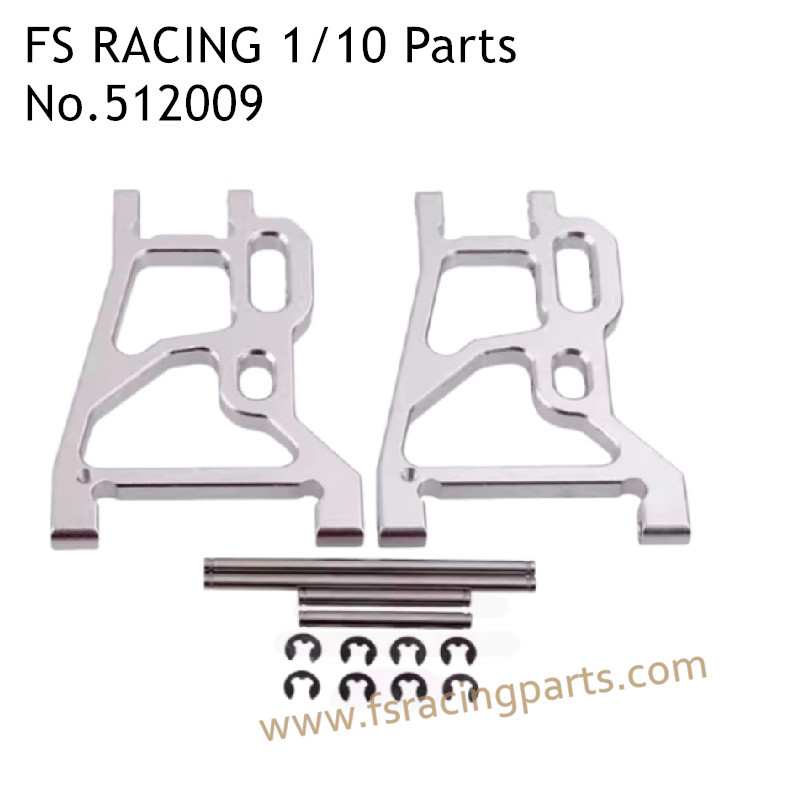 FS RACING 1/10 Scale High Speed Racing Car Upgrade Parts Lower Rear Arms Silver, FS RACING 512009