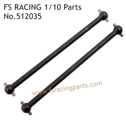 FS RACING 1/10 Scale High Speed Racing Car Upgrade Parts CVD Dog Bones Black, FS RACING 512035