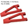 FS RACING 1/10 Scale High Speed Racing Car Upgrade Parts Front Upper Arm Red, FS RACING 513006