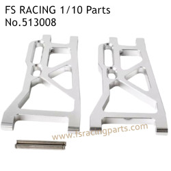 FS RACING 1/10 Scale High Speed Racing Car Upgrade Parts Rear Lower Arm Silver, FS RACING 513008