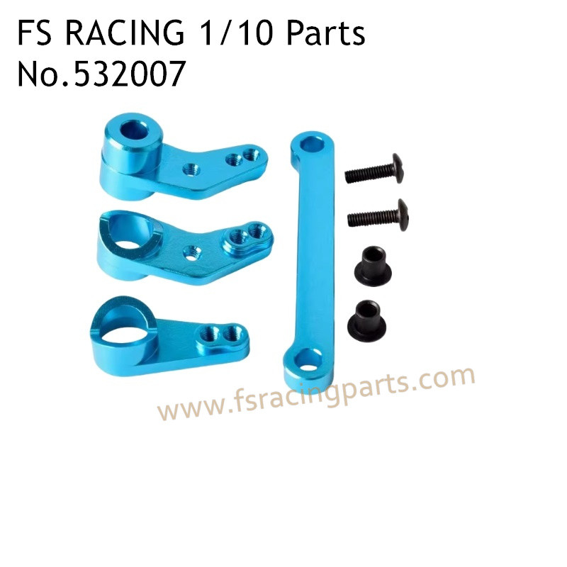 FS RACING 1/10 Scale High Speed Racing Car Upgrade Parts Steering Linkage Blue, FS RACING 532007