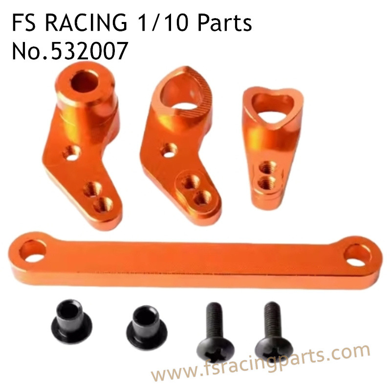 FS RACING 1/10 Scale High Speed Racing Car Upgrade Parts Steering Linkage Orange, FS RACING 532007