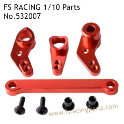 FS RACING 1/10 Scale High Speed Racing Car Upgrade Parts Steering Linkage Red, FS RACING 532007