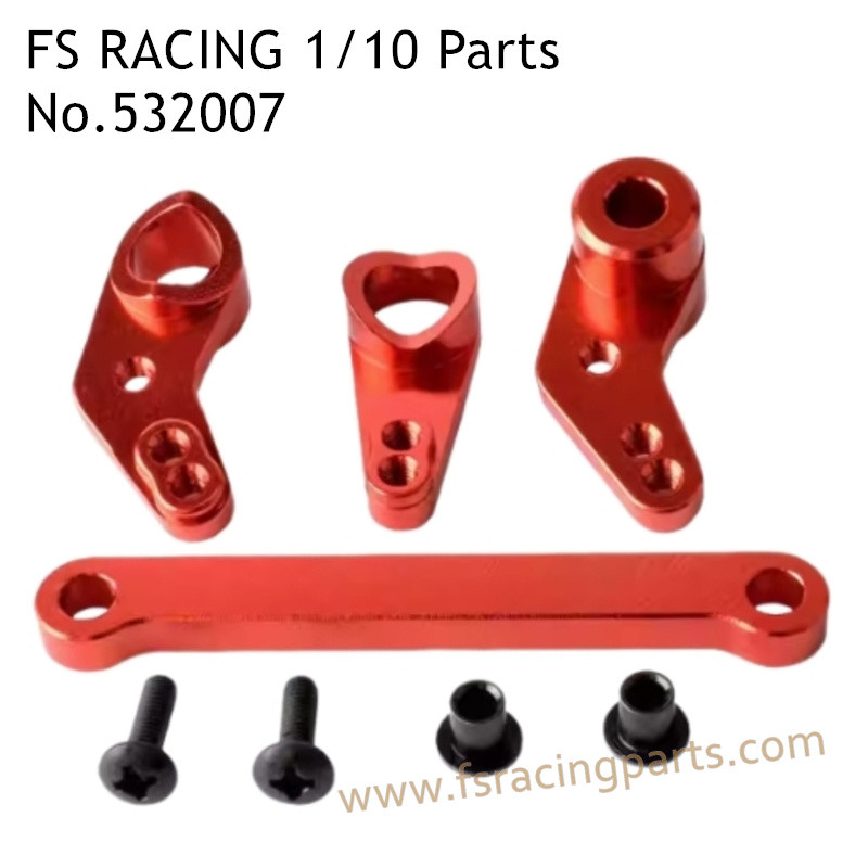 FS RACING 1/10 Scale High Speed Racing Car Upgrade Parts Steering Linkage Red, FS RACING 532007
