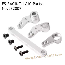FS RACING 1/10 Scale High Speed Racing Car Upgrade Parts Steering Linkage Silver, FS RACING 532007
