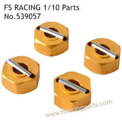 FS RACING 1/10 Scale Upgrade Parts Adapter Yellow, FS RACING 539057