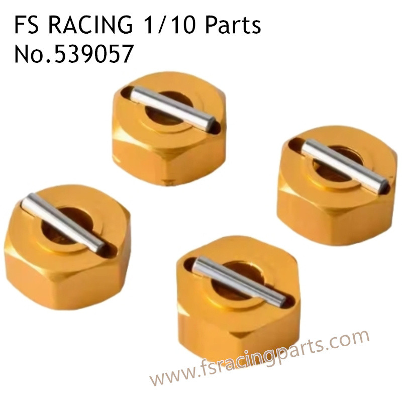 FS RACING 1/10 Scale Upgrade Parts Adapter Yellow, FS RACING 539057