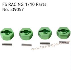 FS RACING 1/10 Scale Upgrade Parts Adapter Green, FS RACING 539057