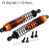 FS RACING 1/10 Scale Upgrade Parts Shock Absorber 511168 Orange