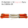 FSR RACING 1/10 Scale Upgrade Parts Rear Upper Swing Arm Tie Rods, FS RACING 538056-OR