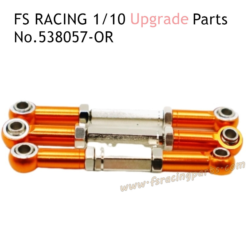 FSR RACING 1/10 Scale Upgrade Parts Front Steering Tie Rod, FS RACING 538057-OR
