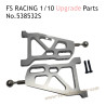 FSR RACING 1/10 Scale Upgrade Parts Front Lower Swing Arm, FS RACING 538532S