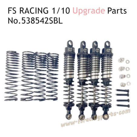 FSR RACING 1/10 Scale Upgrade Parts Metal Shock Absorbers 538542BL