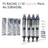 FSR RACING 1/10 Scale Upgrade Parts Metal Shock Absorbers 538542BL