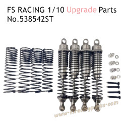 FS RACING 1/10 Scale Upgrade Parts Metal Shock Absorbers 538542ST