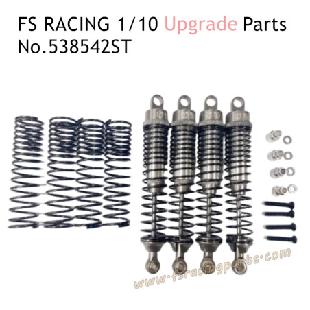 FS RACING 1/10 Scale Upgrade Parts Metal Shock Absorbers 538542ST