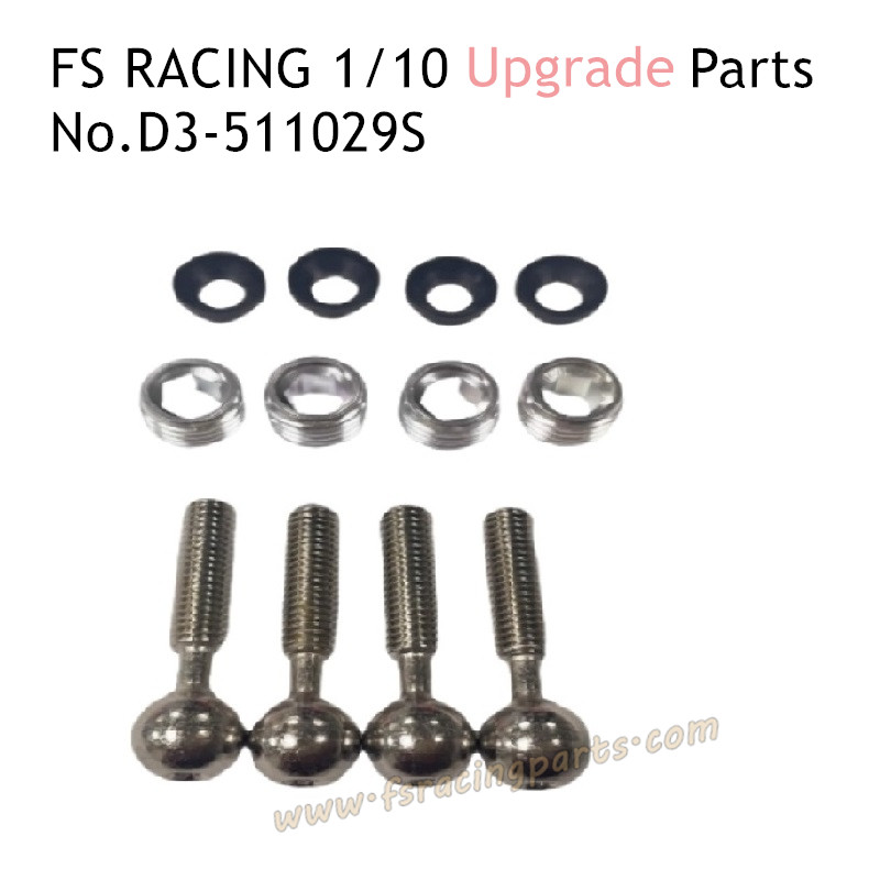 FS RACING 1/10 Scale Upgrade Parts Ball Head Screws D3-511029S