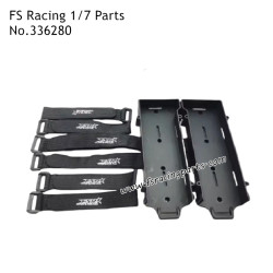 FS RACING 1/7 Scale RC Car Parts Battery Compartment and Battery Ties 336280