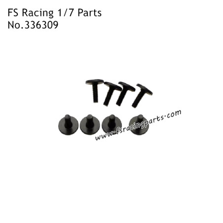 FS RACING 1/7 Scale Drift Car Parts Flathead Screw 336309