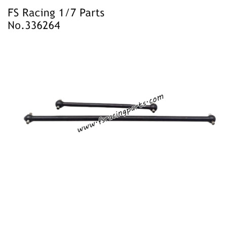 FS RACING 1/7 Scale Drift Car Parts Middle Drive Shaft Set, FS RACING 336264