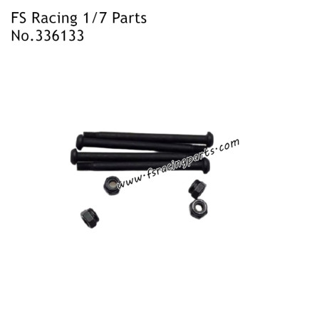 FS RACING 1/7 Scale High Speed Racing Car Parts M3x41mm Front Upper Swing Arm Screw Shaft, FS RACING 336133