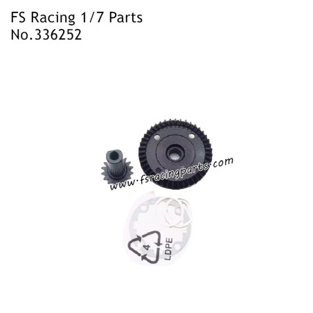 FS RACING 1/7 Scale High Speed Racing Car Parts Rear Differential Large Gear and Main Gear Accessories, FS RACING 336252